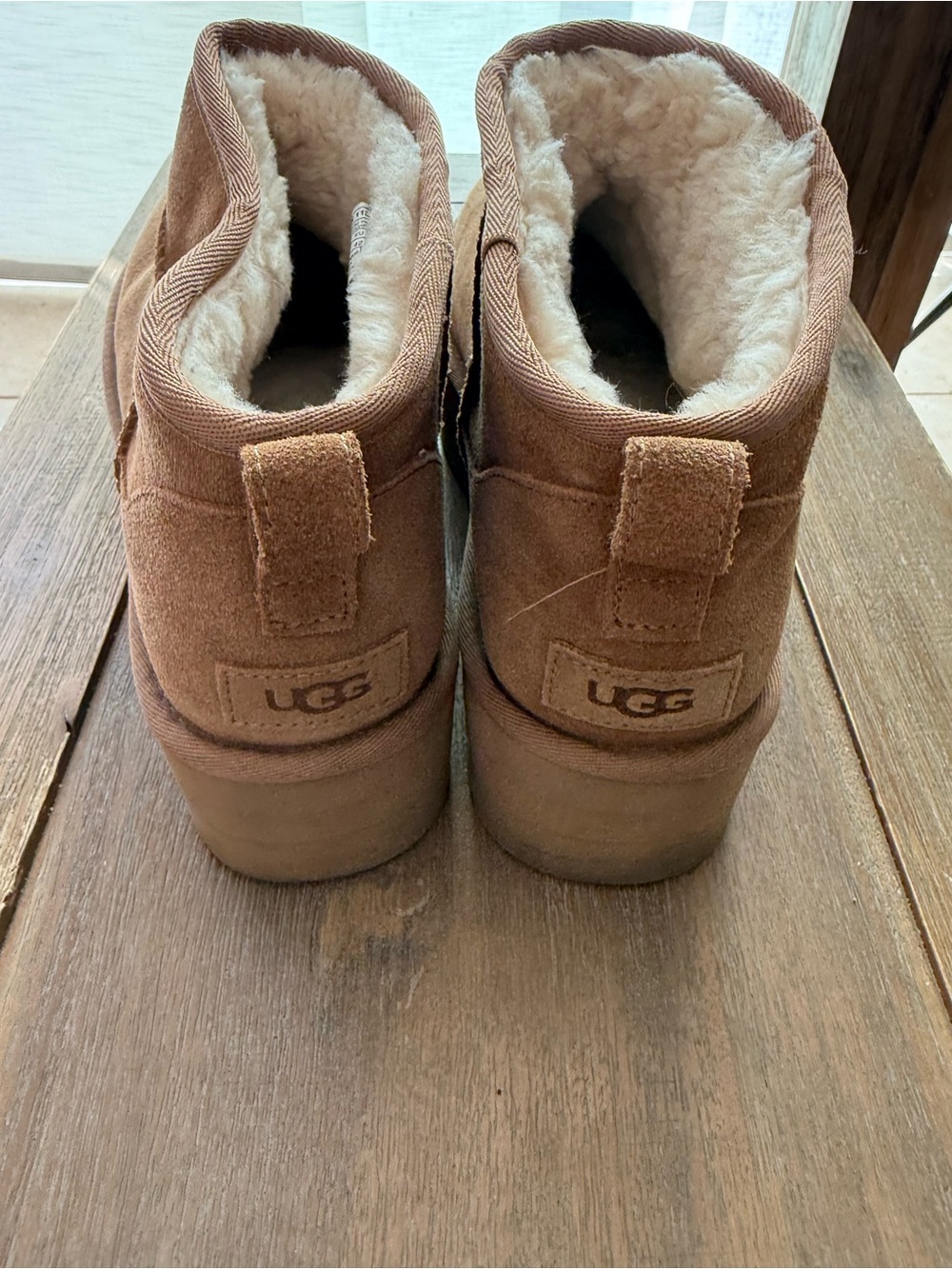 UGG Classic Ultra Mini Boot Chestnut Suede Size 11